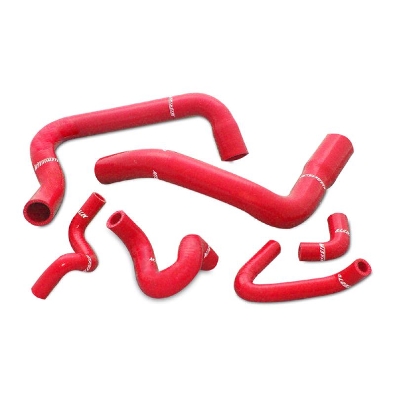 Mishimoto 86-93 Ford Mustang Red Silicone Hose Kit - Torque Motorsport