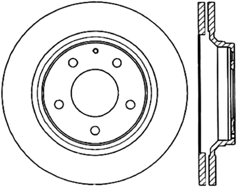 StopTech Slotted & Drilled Sport Brake Rotor