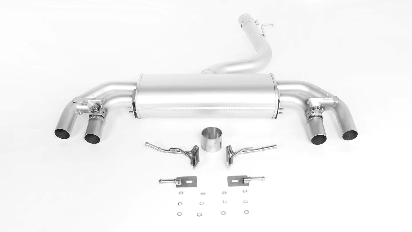 Remus 2017 Volkswagen Golf R Mk VII Axle Back Exhaust w/Connection Tubes/Chrome Tail Pipe Set - Torque Motorsport