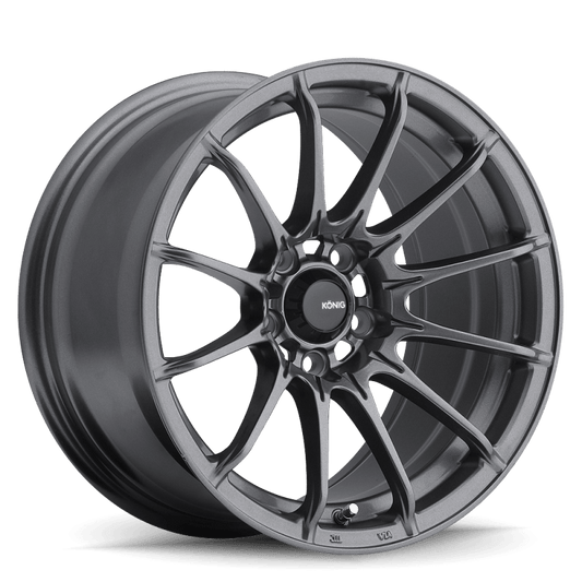 Konig Dial In 15x9 4x100 ET35 Matte Grey - Torque Motorsport