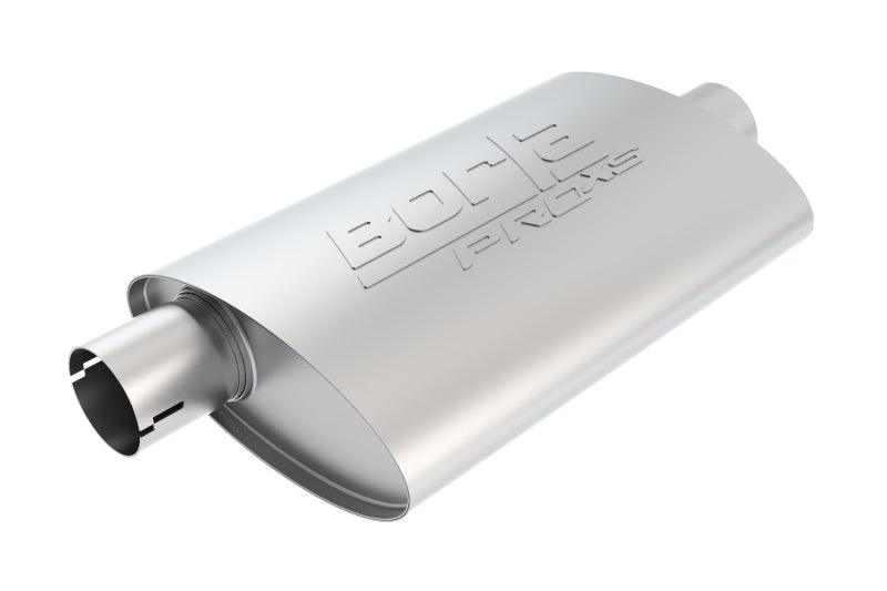 Borla Universal Center/Offset Oval 2.5in In/Out 14in x 4.25in x 1.88in PRO-XS Muffler - Torque Motorsport