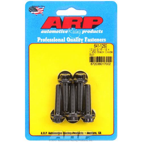 ARP 5/16-18 x 1.250 12pt Black Oxide Bolts (5/pkg) - Torque Motorsport