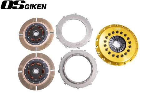 OS Giken Toyota SUPRA 1JZGTE TR Series Dampened Twin Plate Clutch - Requires TY021-ALT25 - Torque Motorsport