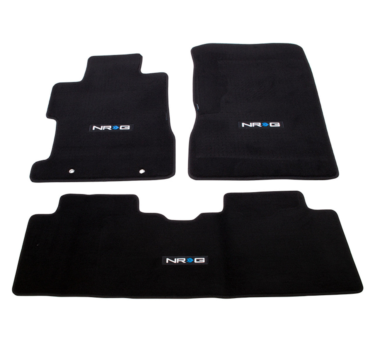 NRG Floor Mats - 06-11 Honda Civic Si 4DR Sedan (NRG Logo) - 3pc.