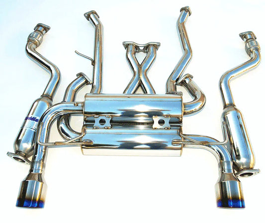 Invidia 09+ 370Z Gemini Single Layer Titanium Tip Cat-back Exhaust