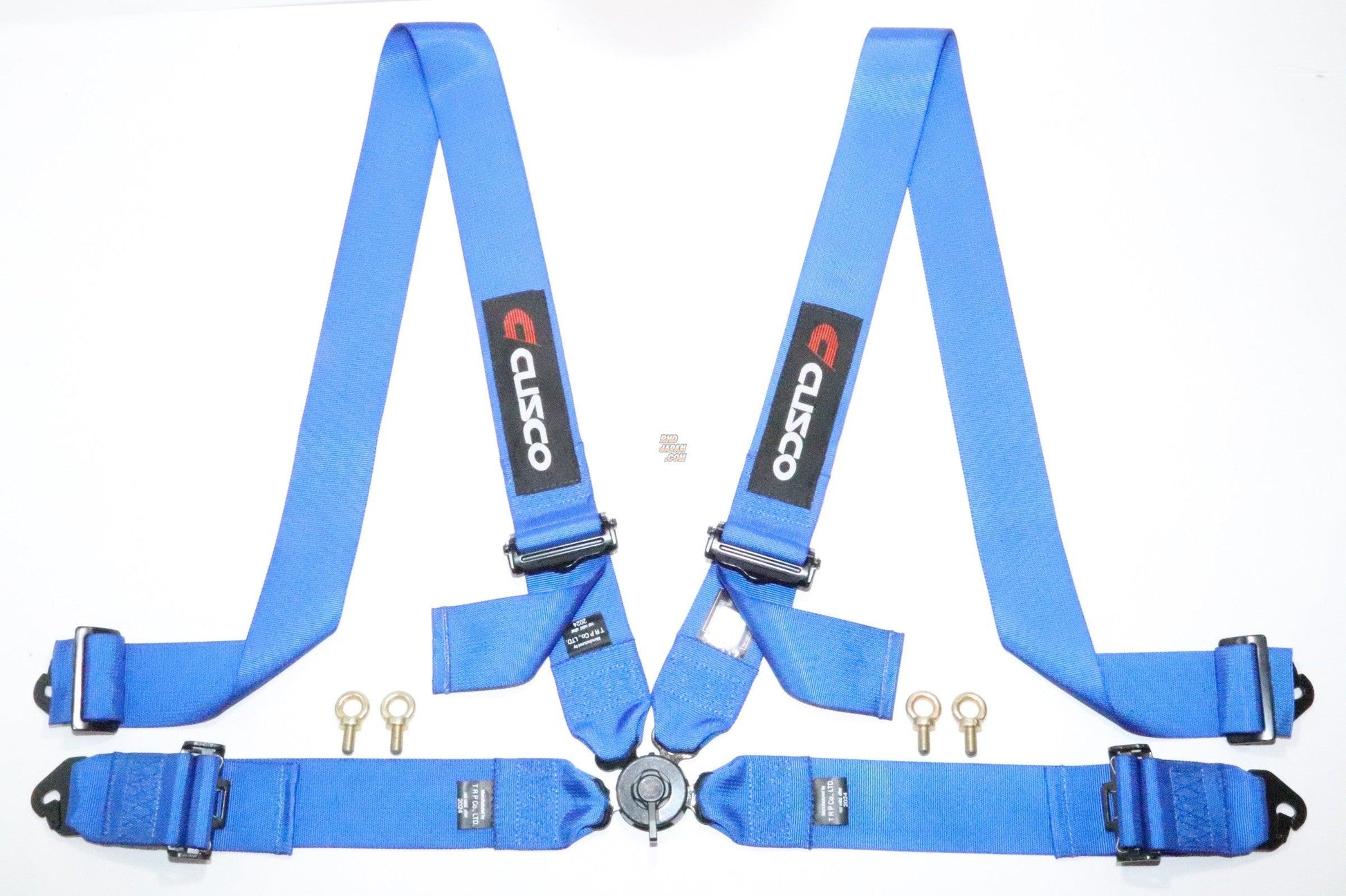 Cusco Universal 4 Point 3in Width Racing Harnesses - Blue - Torque Motorsport