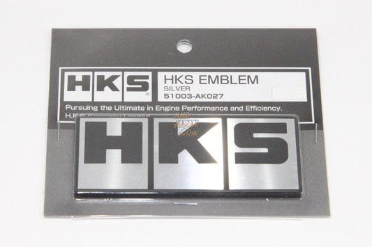 HKS Silver Block Logo Emblem - Torque Motorsport