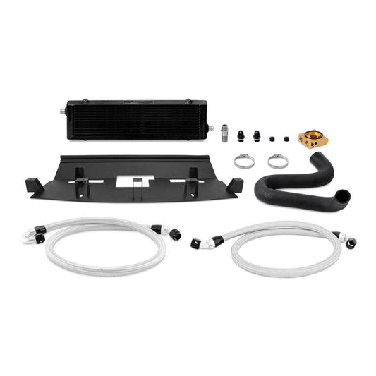 Mishimoto 2018+ Ford Mustang GT Thermostatic Oil Cooler Kit - Black - Torque Motorsport