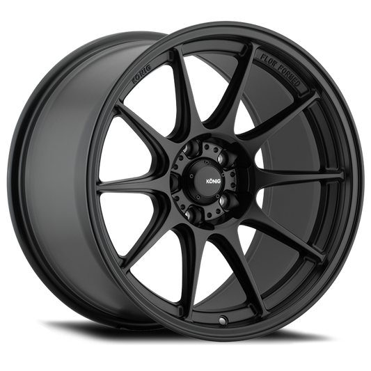 Konig Dekagram 17x9 5x114.3 ET40 Semi-Matte Black