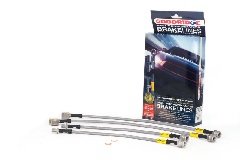 Goodridge 89-02 Nissan Skyline (R32/R33/R34) Stainless Steel Brake Line Kit