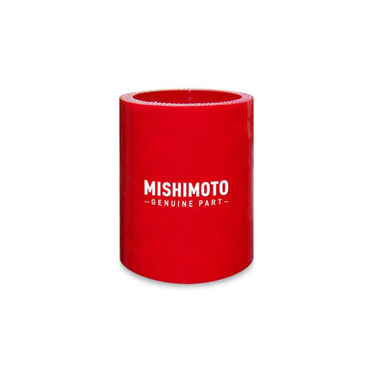 Mishimoto 4 Inch Straight Coupler - Red - Torque Motorsport