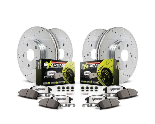 Power Stop 06-11 Honda Civic Front & Rear Z26 Street Warrior Brake Kit