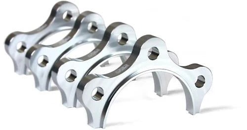 BLOX Honda S2000 Racing Half Shaft Spacers-Silver (Recommended for vehicles lowered 1.25in or more)