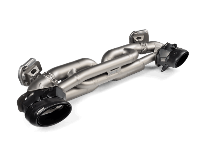 Akrapovic 20-21 Porsche 911 Turbo/Turbo S (992) Tail Pipe Set (Titanium) - Black - Torque Motorsport