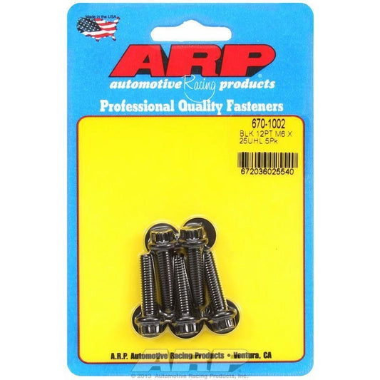 ARP M6 ACC 12pt Head Bolt 25 UHL