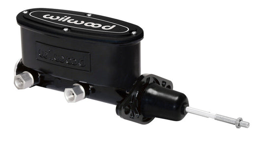 Wilwood High Volume Tandem Master Cylinder - 15/16in Bore Black-W/Pushrod