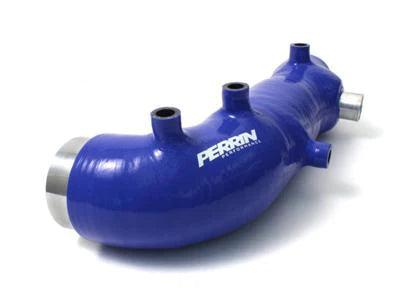 Perrin 02-07 Subaru WRX / 04-13 STi Blue Turbo Inlet Hose - Torque Motorsport