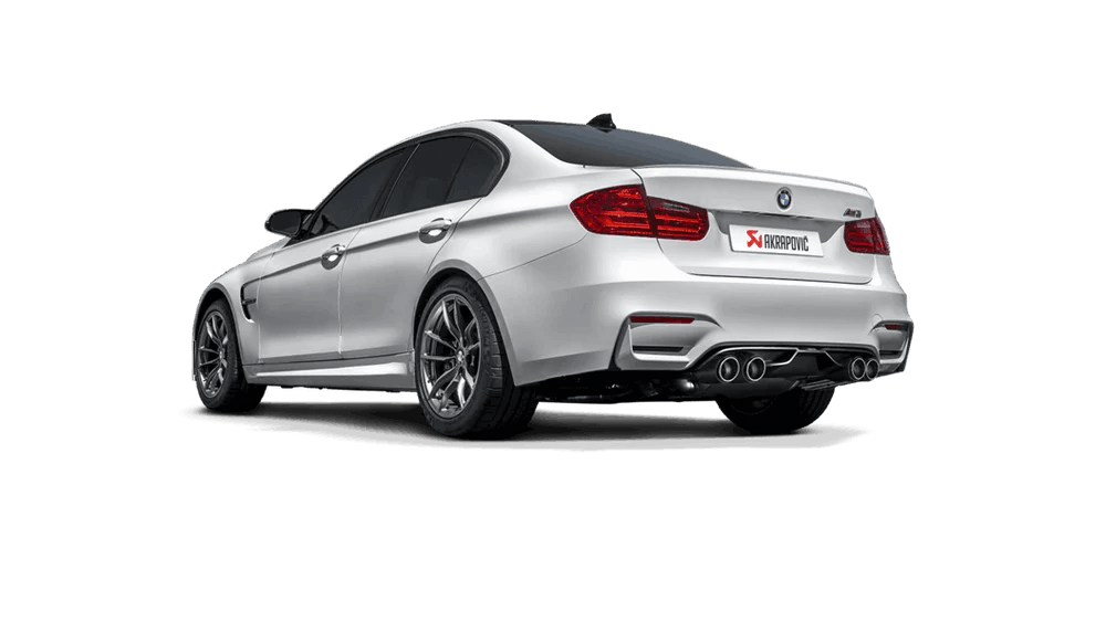 Akrapovic 14-17 BMW M3 (F80) Slip-On Line (Titanium) w/ Carbon Tips - Torque Motorsport