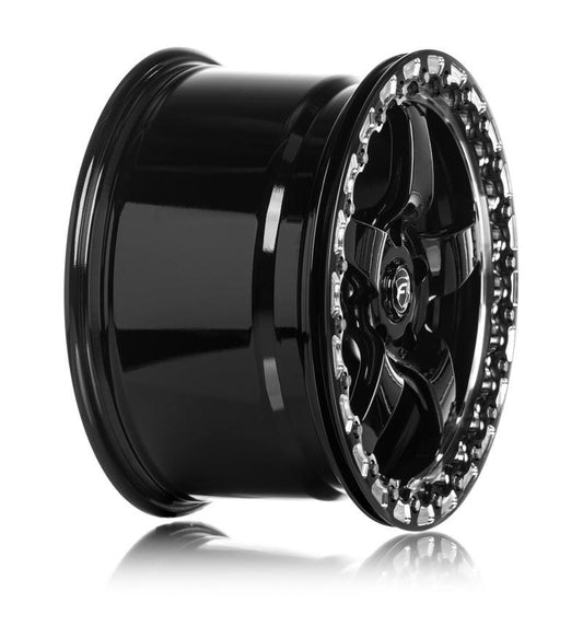 Forgestar D5 Beadlock 17x10 / 5x115 BP / ET00 / 5.5in BS Gloss Black Wheel - Torque Motorsport