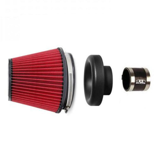 BLOX Racing Performance Filter Kit w/ 3.5inch Velocity Stack Red Filter and 3.5inch Silicone Hose - Torque Motorsport