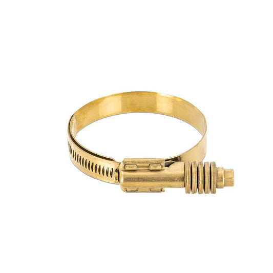 Mishimoto Constant Tension Worm Gear Clamp 1.26in.-2.13in. (32mm-54mm) - Gold - Torque Motorsport