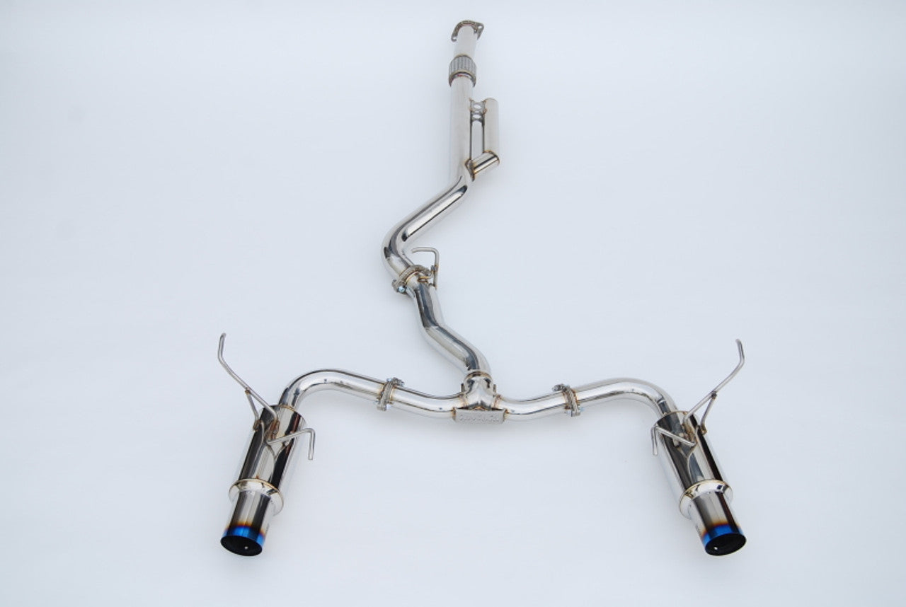 Invidia 15+ Subaru WRX/STI 4dr N1 Twin Outlet Single Layer Tip Titanium Cat-Back Exhaust