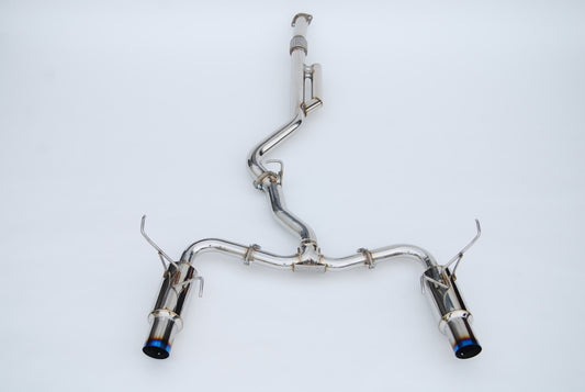 Invidia 15+ Subaru WRX/STI 4dr N1 Twin Outlet Single Layer Tip Titanium Cat-Back Exhaust