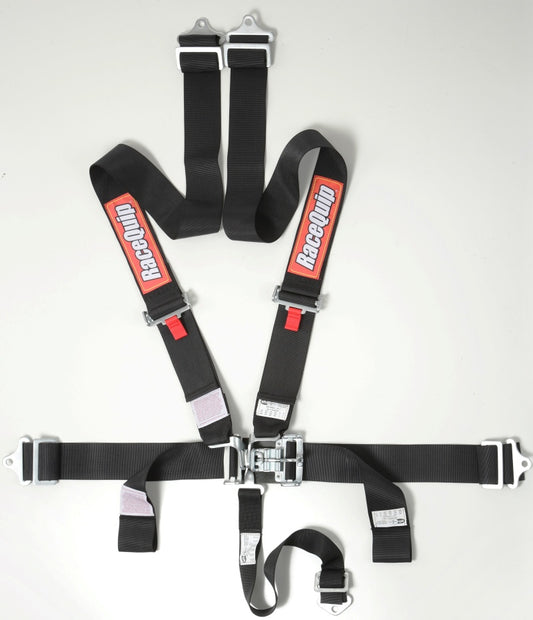 RaceQuip Black L & L 5pt Seat Belt