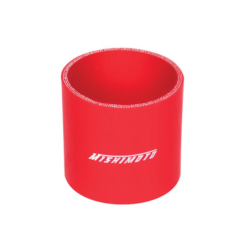 Mishimoto 2.5 Inch Red Straight Coupler - Torque Motorsport