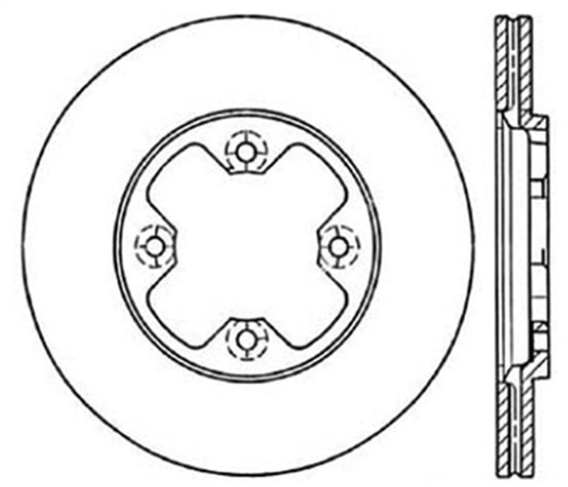 StopTech Slotted & Drilled Sport Brake Rotor - Torque Motorsport