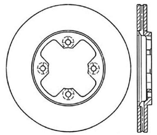 StopTech Slotted & Drilled Sport Brake Rotor - Torque Motorsport