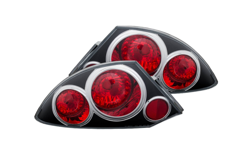 ANZO 2000-2005 Mitsubishi Eclipse Taillights Black