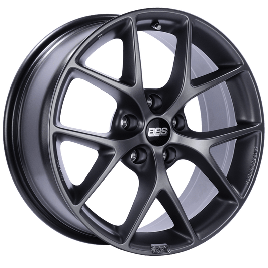 BBS SR 18x8 5x112 ET45 Satin Grey Wheel -82mm PFS/Clip Required - Torque Motorsport