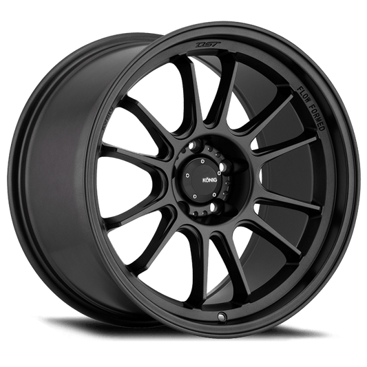 Konig Hypergram 18x10.5 5x114.3 ET25 Matte Black - Torque Motorsport