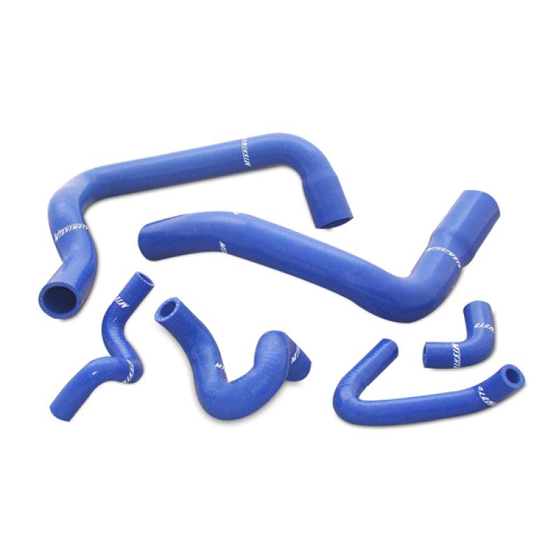 Mishimoto 86-93 Ford Mustang Blue Silicone Hose Kit - Torque Motorsport