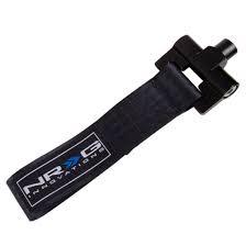 NRG Universal Tow Strap 24in Adjustable - Black - Torque Motorsport