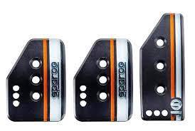 Sparco Pedal Set Settanta Short Black - Torque Motorsport