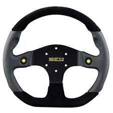 Sparco Strwhl L999 Mugello Blk/Blk/Bl - Torque Motorsport