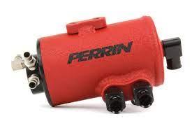 Perrin 08-14 Subaru WRX/STI Red Air Oil Separator - Torque Motorsport