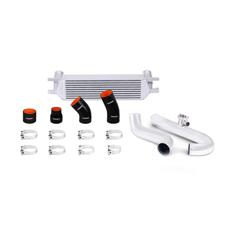 Mishimoto 2015 Ford Mustang EcoBoost Performance Intercooler Kit - Silver Core Polished Pipes - Torque Motorsport