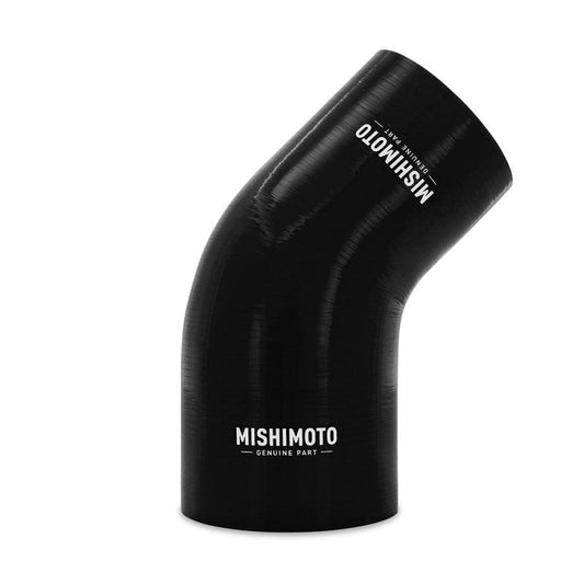 Mishimoto Silicone Reducer Coupler 45 Degree 3in to 3.75in - Black - Torque Motorsport