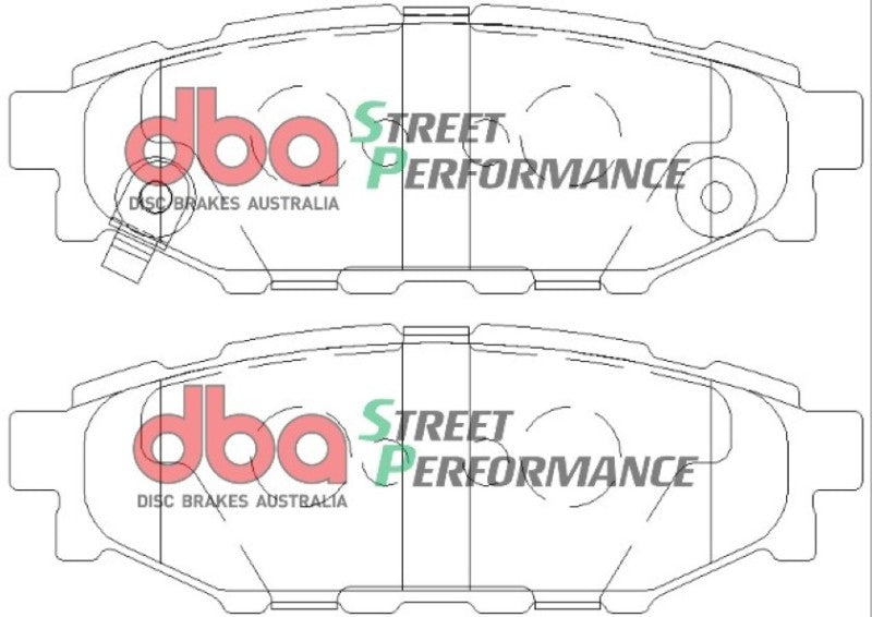 DBA 08 Subaru WRX SP500 Rear Brake Pads