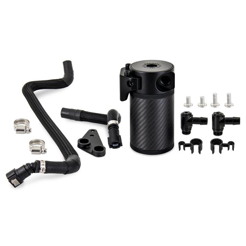 Mishimoto 2020+ Chevrolet Corvette C8 Baffled Oil Catch Can Kit (PCV Side) - Carbon Fiber - Torque Motorsport