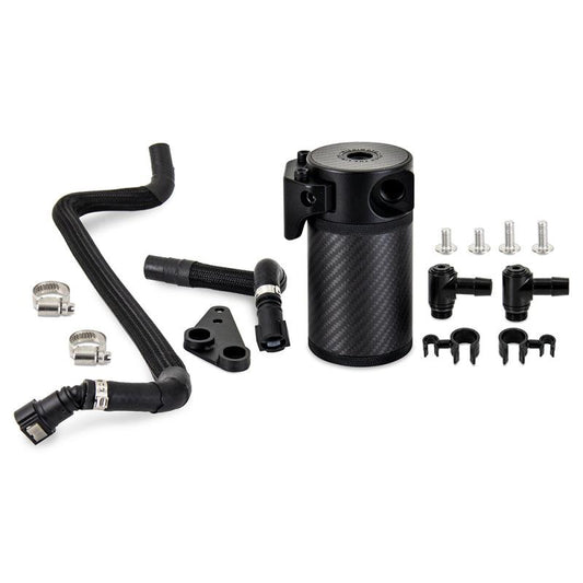 Mishimoto 2020+ Chevrolet Corvette C8 Baffled Oil Catch Can Kit (PCV Side) - Carbon Fiber - Torque Motorsport