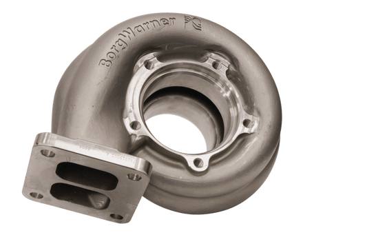 BorgWarner Turbine Housing SX S200 T4 Twin Volute A/R .83 61mm - Torque Motorsport