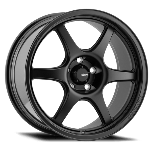 Konig Hexaform 18x9.5A 5x114.3 ET35 Matte Black - Torque Motorsport