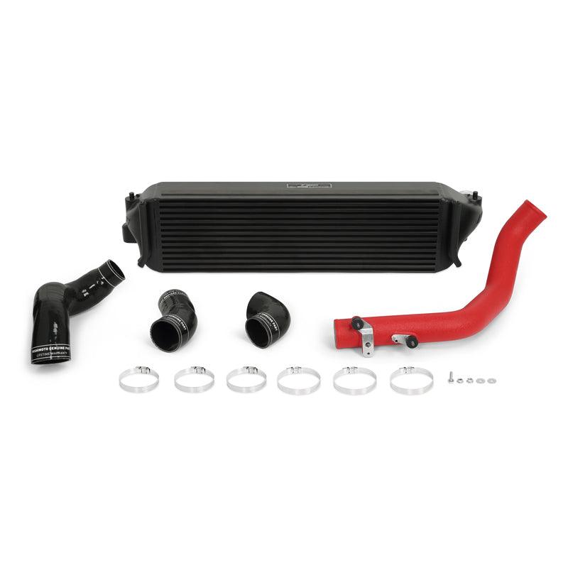 Mishimoto 2017+ Honda Civic Type R Intercooler Kit - Black Intercooler Red Pipes - Torque Motorsport