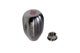 BLOX Racing 5-Speed Billet Shift Knob - Gun Metal 10x1.5mm