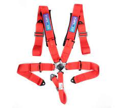 NRG 5PT 3in. Seat Belt Harness / Cam Lock - Red