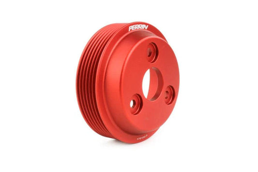 Perrin 2022 Subaru BRZ/GR86 Water Pump Pulley - Red - Torque Motorsport